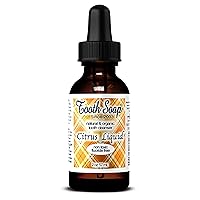 Citrus Liquid – 2 oz – All Natural, Fluoride-Free Tooth & Gum Cleaner – Enhanced with Organic Coconut & Extra Virgin Olive Oil with Essential Oils