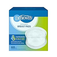 Disposable One-Use Absorbent Breast Pads for Breastfeeding and Leaking - 60pk