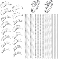 Feramox Ring Size Adjuster for Loose Rings 48 PCS Invisible Transparent Fit  Wide