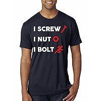 I Screw I Nut I Bolt Dad Joke Humor Mens Premium Tri Blend T-Shirt