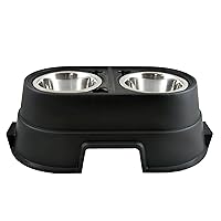 OurPets Comfort Diner Elevated Dog Food Dish (Raised Dog Bowls Available in 4 inches, 8 inches and 12 inches for Large Dogs, Medium Dogs and Small Dogs), 8-inch