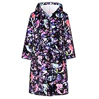 CHILDRENSTAR Girls Robe Kids Bathrobes Plush Soft Fleece Pajamas Sleepwear