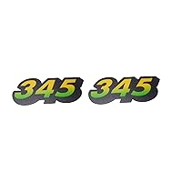 New Kumar Bros USA Lower Hood Set of 2 Decals replaces M135983 Fits John Deere 345 Up S/N