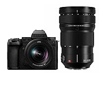 Panasonic LUMIX S5IIX Mirrorless Camera (DC-S5M2XKK) with LUMIX S PRO 70-200mm F2.8 Telephoto Lens (S-E70200)
