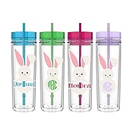 Personalized Easter Tumblers | Easter Basket Gift | Travel Tumblers For Kids and Adults | Ships for FREE!