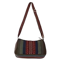 NOVICA 100% alpaca shoulder bag, Mists of Cusco'