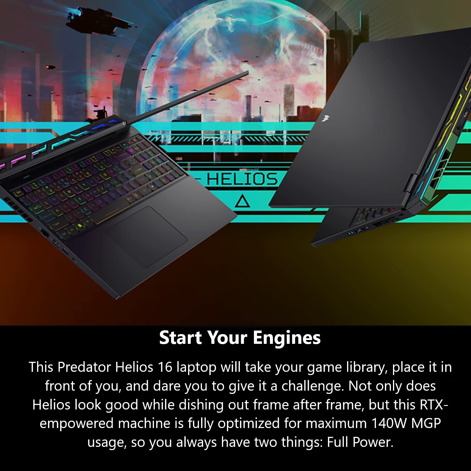 Acer Predator Helios 16 Gaming Laptop | 13th Gen Intel Core i7-13700HX | NVIDIA GeForce RTX 4060 | 16