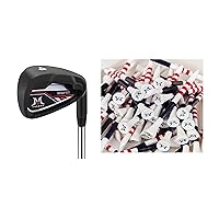 Golf Iron Clubs &Golf Bamboo Tees,Bundle of 2