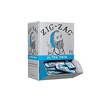 Zig-Zag® - Ultra Thin Rolling Papers 1 ¼ - Slow Burning for a Smooth Experience - Available in Multiple Sizes - 32 Leaves Per Pack – Easy to Use (48 Count Promo Display)