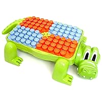 Boley Roo Crew: Crocodile Block Activity Station - 29 Pieces, Block Stacking On The Back of The Croc, Store Inside, Preschool Toy, Toddler & Kids Ages 2+