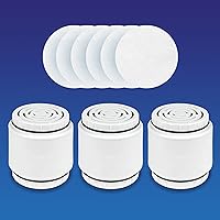 Aquabliss SFC500 Filter Cartridges 3pcs & 30pc Pack of Sediment Pads (Exclusive Bundle)