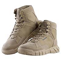 FREE SOLDIER Waterproof Hiking Work Boots Men's Tactical Boots 6 Inches Lightweight Military Boots Breathable Desert Boots