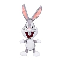 Looney Tunes Bugs Bunny Big Head Plush Dog Toy, Stuffed Animal for Dogs, Medium | 9-Inch Dog Toy for All Dogs | Officially Licensed Dog Toy from Warner Bros