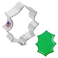 Christmas Holly Leaf Cookie Cutter 3