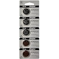 Energizer CR2032 Replacement Batteries for Cayeye, Sigma, Knog, Planet Bike & Many Others, Card of 5