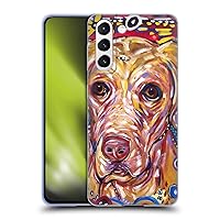 Head Case Designs Officially Licensed Mad Dog Art Gallery Yellow Dogs Soft Gel Case Compatible with Samsung Galaxy S21 5G