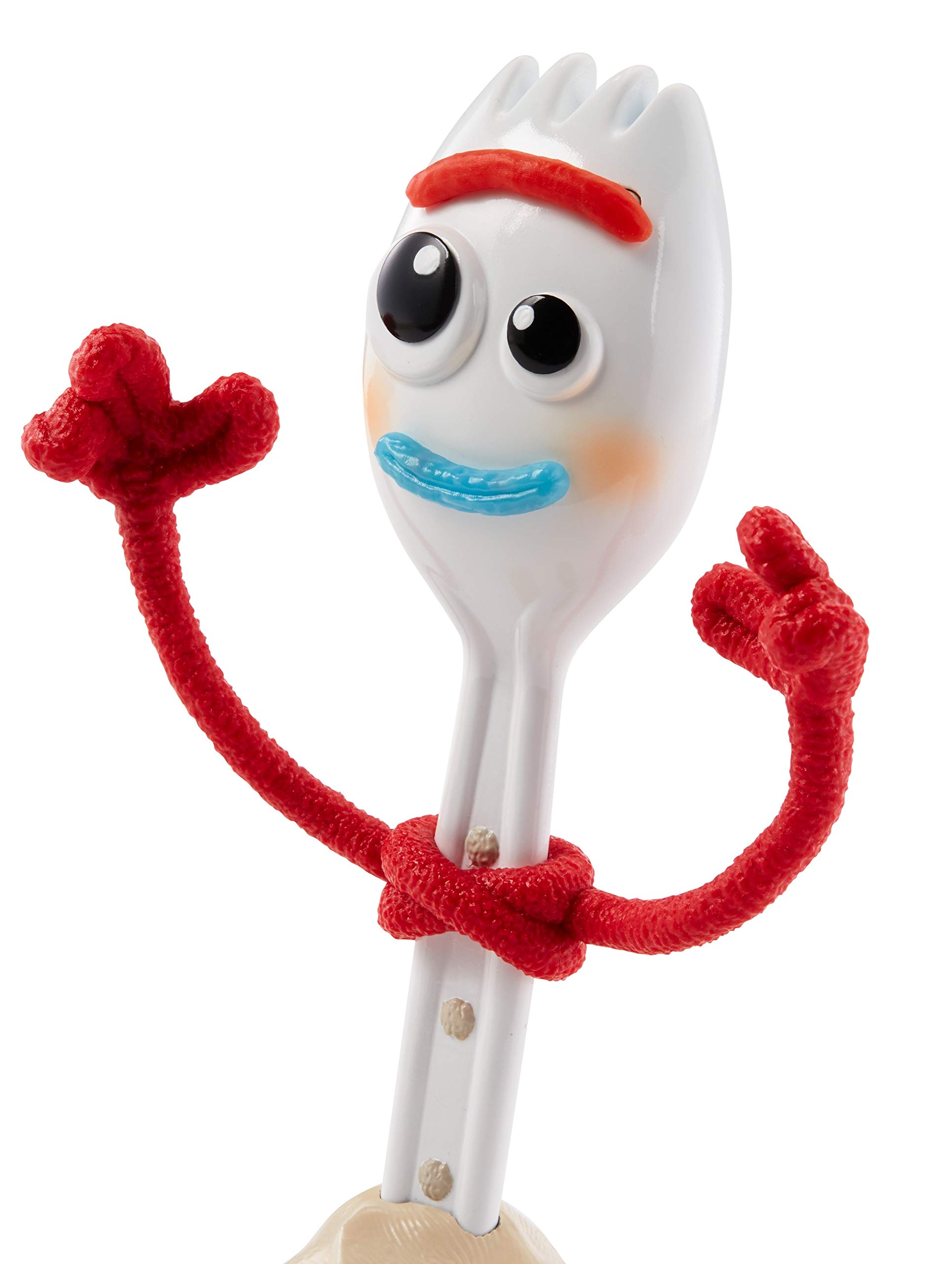 Toy Story 4Toy Story 4 True Talkers Forky Figure, 7.2 in, Posable, Talking Character Figure with Authentic Movie-Inspired Look and 15+ Phrases, Gift for Kids 3 Years and Older​