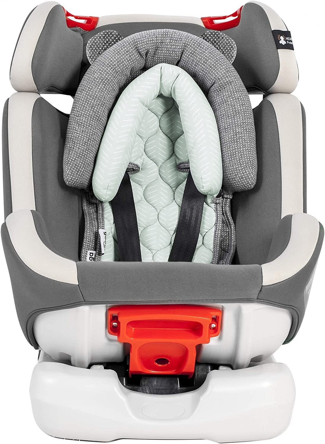 GOOGA 2-in-1 Baby Head Neck Body Support Cushion Pad for Newborn Infant Toddler-Soft Car Seat Insert Cushion Pad, Perfect for Strollers, Baby Swing, Carriers, Best Gift Choice for Baby Shower