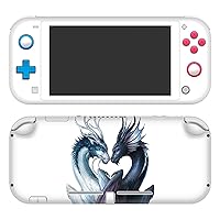 Officially Licensed Jonas JoJoesArt Jödicke Yin and Yang Dragons Art Mix Vinyl Sticker Gaming Skin Decal Cover Compatible with Nintendo Switch Lite