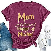 Funny Mom Shirt Women Mom Shirt Fantastic Mom Shirt Mother's Day Short Sleeve Tee Tops