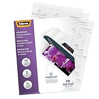 Fellowes Laminating Pouches, Glossy, 8.5