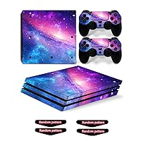 Decal Skin for Ps4 Pro, Whole Body Vinyl Sticker Cover for  Playstation 4 Pro Console and Controller (Include 4pcs Light Bar Stickers)( PS4 Pro, Pink Sky) : Video Games