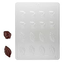 Cybrtrayd Life of the Party Acorns and Leaves for Wreath Chocolate Candy Mold in Sealed Protective Poly Bag Imprinted with Copyrighted Cybrtrayd Molding Instructions
