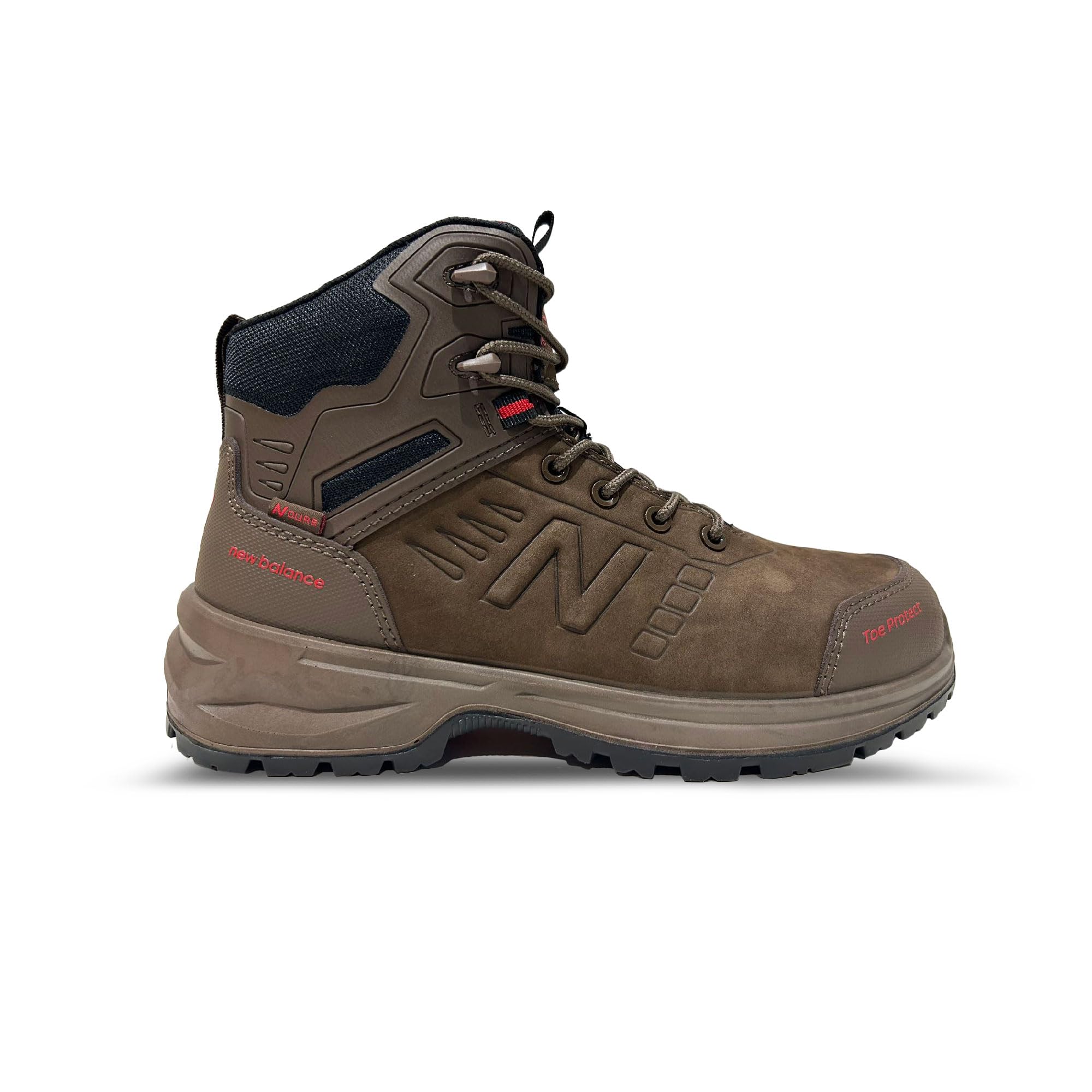 New Balance Men's Composite Toe Calibre Industrial Boot, Chocolate, 9 Wide