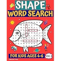 Shape Word Search for Kids Ages 4-6: 101 Shaped Puzzles with Super Fun Themes to Boost Language & Cognitive Skills for Boys & Girls, Volume 3 (Shaped Word Search for Kids 4-6)