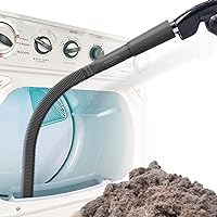 Holikme Dryer Vent Cleaner Kit Vacuum Hose Attachment Brush, Lint Remover, Dryer Vent Vacuum Hose, Black