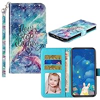 IVY A32 5G 3D Wallet Case Flip Cover for Samsung Galaxy A32 5G Case - Never Stop Dreaming