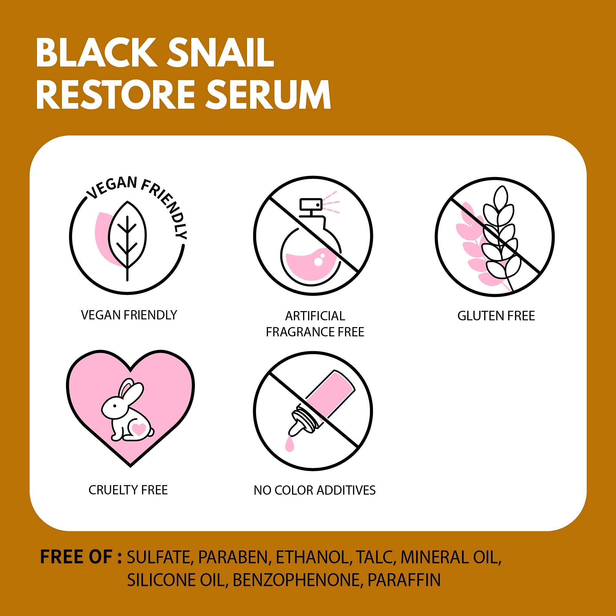 iUNIK Tea tree Relief Natural Facial Serum 1.71 Fl Oz + Black Snail Restore Serum Repair Ampoule, 1.71 Fl Oz