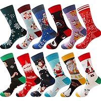 IVORIE 2 Pairs Men's Novelty Socks Creative Funny Decorative Natural Cotton Fashionable