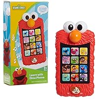 Learn with Elmo Pretend Play Phone, Learning and Education, Officially Licensed Kids Toys for Ages 2 Up by Just Play