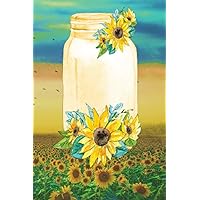 Sunflower Storage Jar - Discreet Password Logbook: An Internet Small Pocket Size Pass word Keeper With Alphabetical Tabs