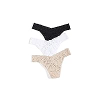 hanky panky Women's Original Thong 3 Pack Print Box