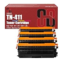 TN411 Toner Cartridges Compatible for Brother TN411BK TN411C TN411M TN411Y Toner Cartridge Work for Brother HL-L8260CDW L8260CDN L8360CDW DCP-L8410CDW Printers