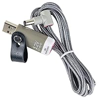 myVolts Ripcord USB to 12V DC Power Cable Compatible with The Huntington KB54-100 Keyboard