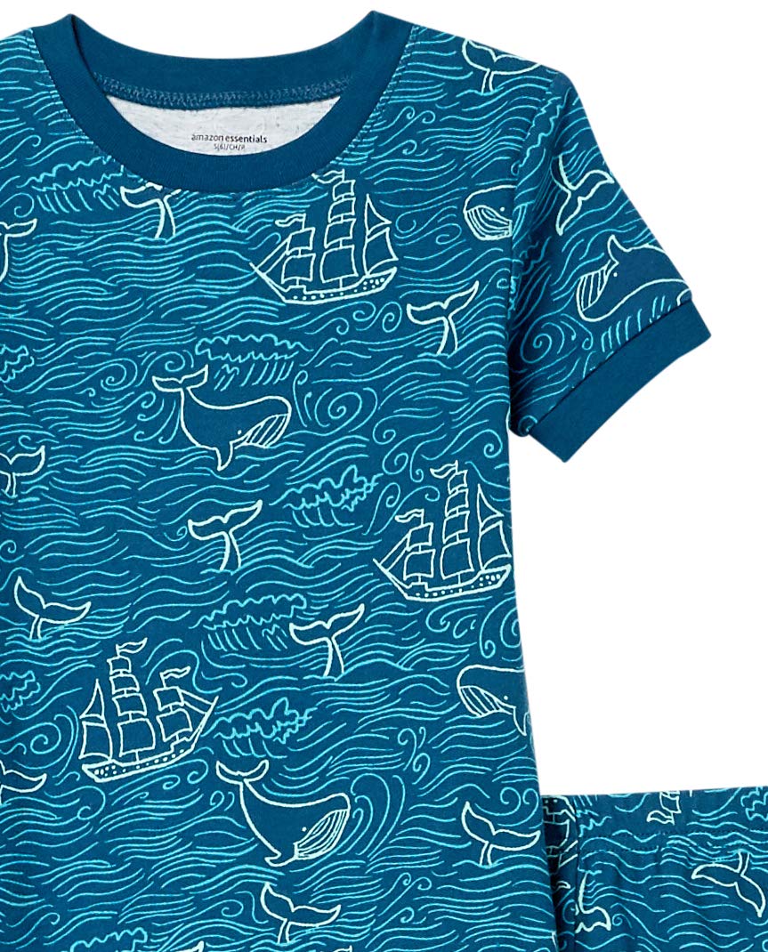 Amazon Essentials Unisex Kids and Toddlers' Snug-Fit Cotton Pajama Sleepwear Sets