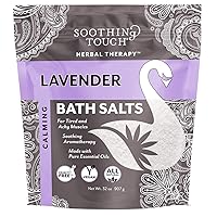 Soothing Touch W67369L32 Bath Salts Lavender, 32-Ounce