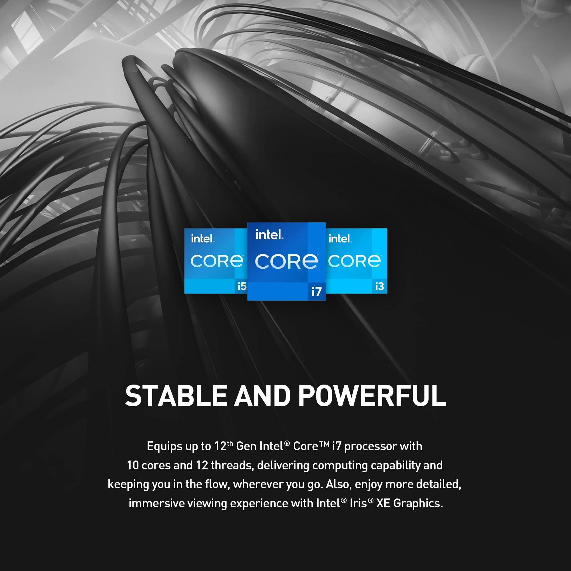 MSI Cubi 5 Mini PC: Intel Core i5-1235U, 8GB DDR4 (1x8GB) 2666MHz, 512GB SSD, WiFi 6E, BT 5.2, Thunderbolt Type-C, Dual Display, Energy Efficient, Black, Windows 11Pro: 12M-028US