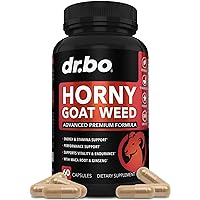 Horny Goat Weed For Men and Women - 1590mg Extra Max Male Enhancement, Stamina, Endurance, Performance - Maca Root, Tribulus, Muira Puama, L Arginine Ginseng Hornygoatweed for Men & Women - 60 Pills
