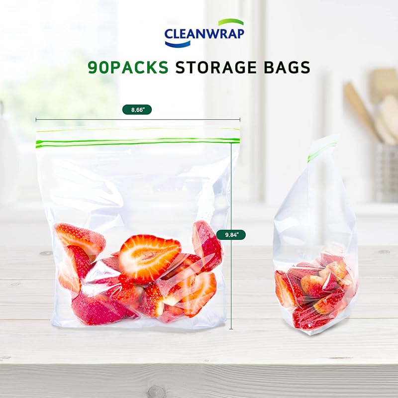 Cleanroom Poly Ziplock Bags 4x6 Clear - Pristine Clean Bags®