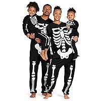 The Children's Place Kids One Piece Family Matching, Halloween Pajama Sets, Cotton, Skeleton, X-Large