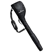 [Official] PYKES PEAK PP-GOLF Series 2019/20 Edition Golf Club Carrier, Ultra Lightweight 15.5 oz (440 g), Available in 10 Colors, Holds up to 8 Clubs, Practice Golf Case, 3 Pockets, Zippered, Waterproof, Golf Bag, Large Capacity, Foldable, Stylish, Golf Range, Unisex