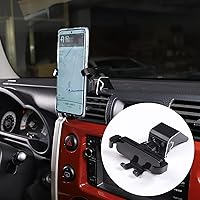 LLKUANG Center Console Car Mobile Phone Mount for Toyot@ FJ Cruiser 2007-2021,Dash Panel Multifunctional Snap Phone Holder,Navigation Bracket(Only Placed Vertically)