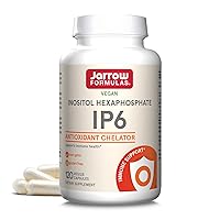 Jarrow Formulas IP6 Inositol Hexaphosphate - 500 mg - 120 Veggie Capsules - Purified Inositol Hexaphosphate - Immune Health Support Supplement - Up to 120 Servings