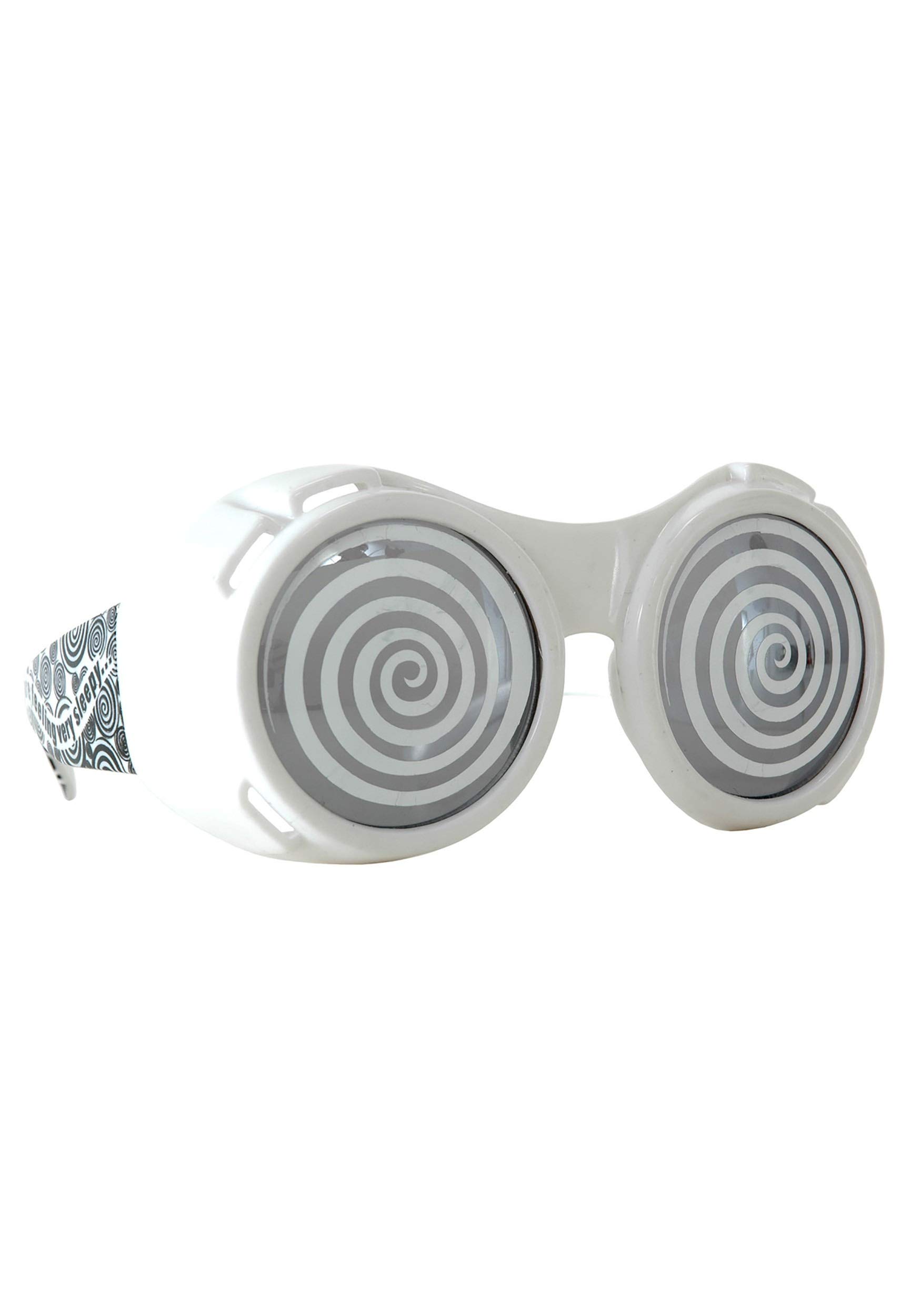 elope White Hypno Retro Style Goggles for Adults and Kids