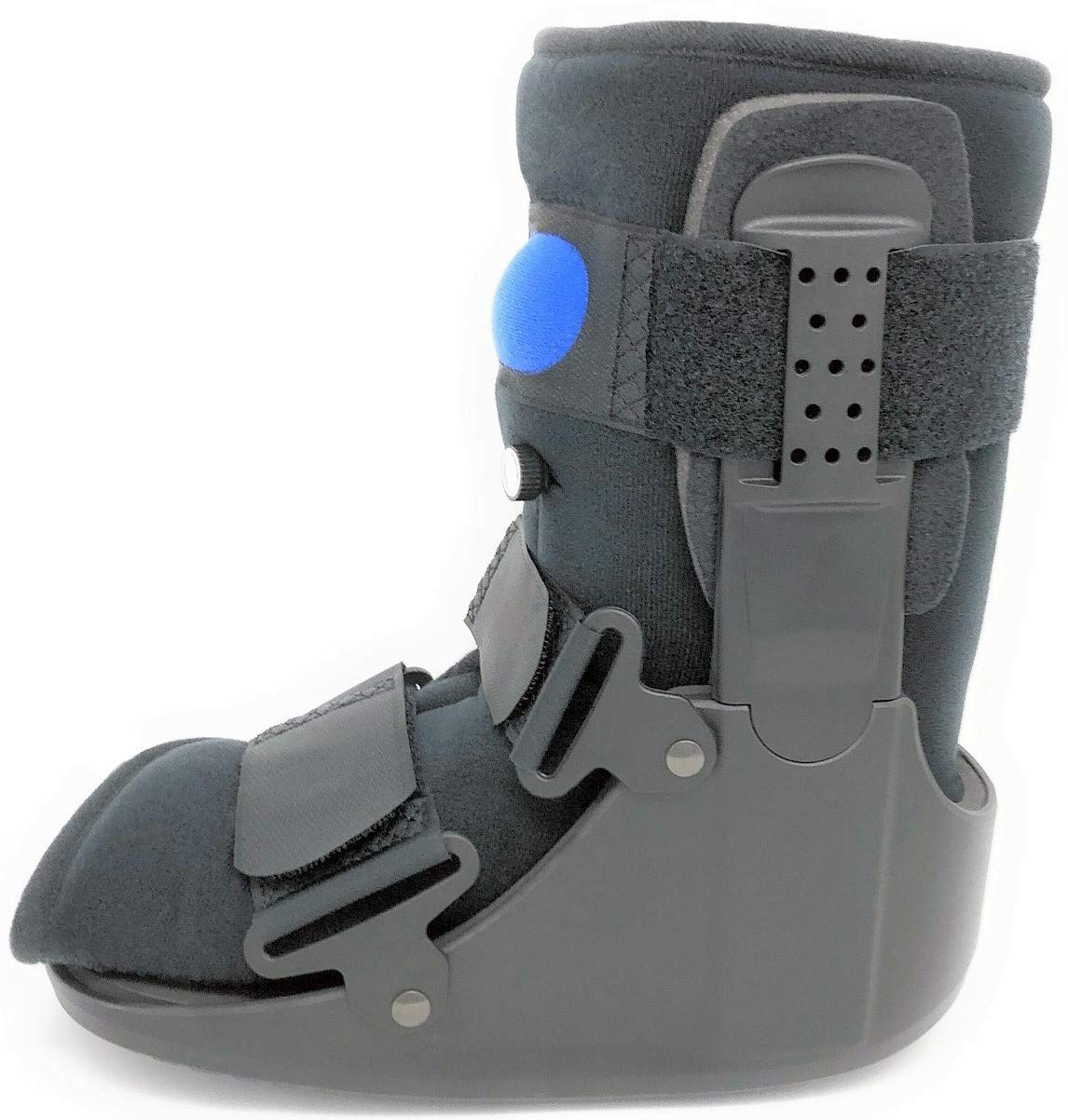 MB Medical Braces Low Top Air Fracture Boot (X-Large, L4360 and L4361), Short Air CAM Walking Brace for Foot and Ankle, Black, Men's Shoe Size ...