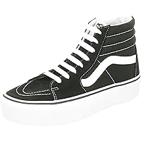 VANS Sk8-Hi Unisex Casual High-Top Skate Shoes, Comfortable and Durable in Signature Waffle Rubber Sole
